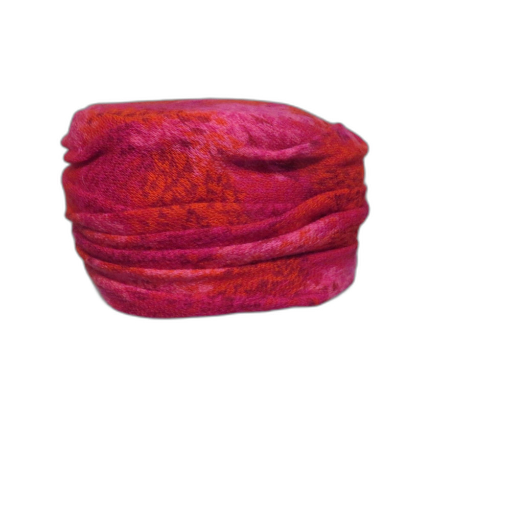 Vintage Miss Eileen Red Draped Pill Box Red Velvet Hat